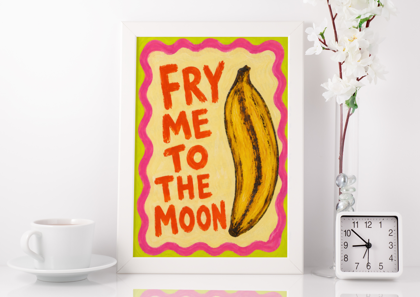 Fry Me To The Moon Print