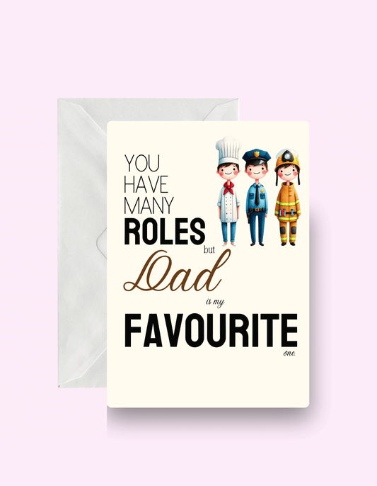 Dad Role Card
