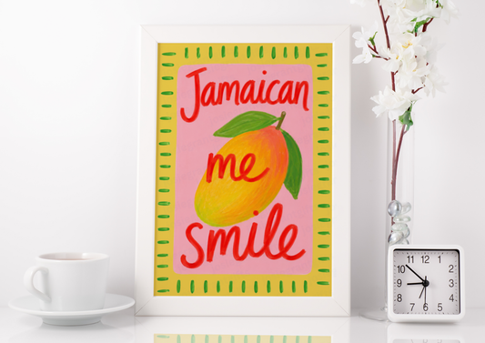 Jamaican Me Smile Print