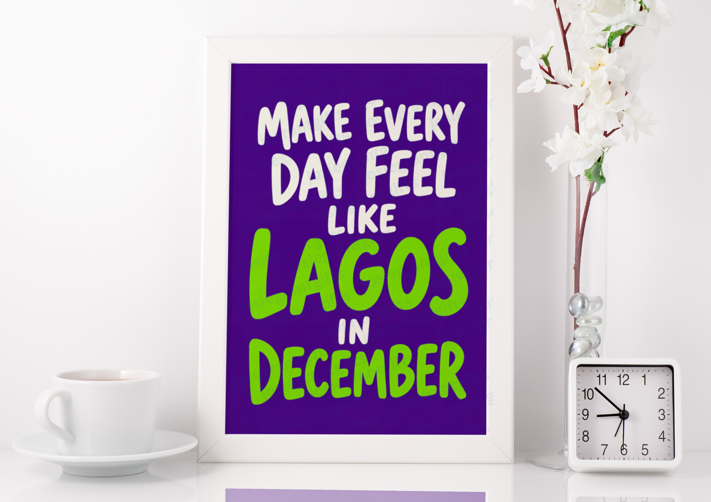 Lagos In December Print