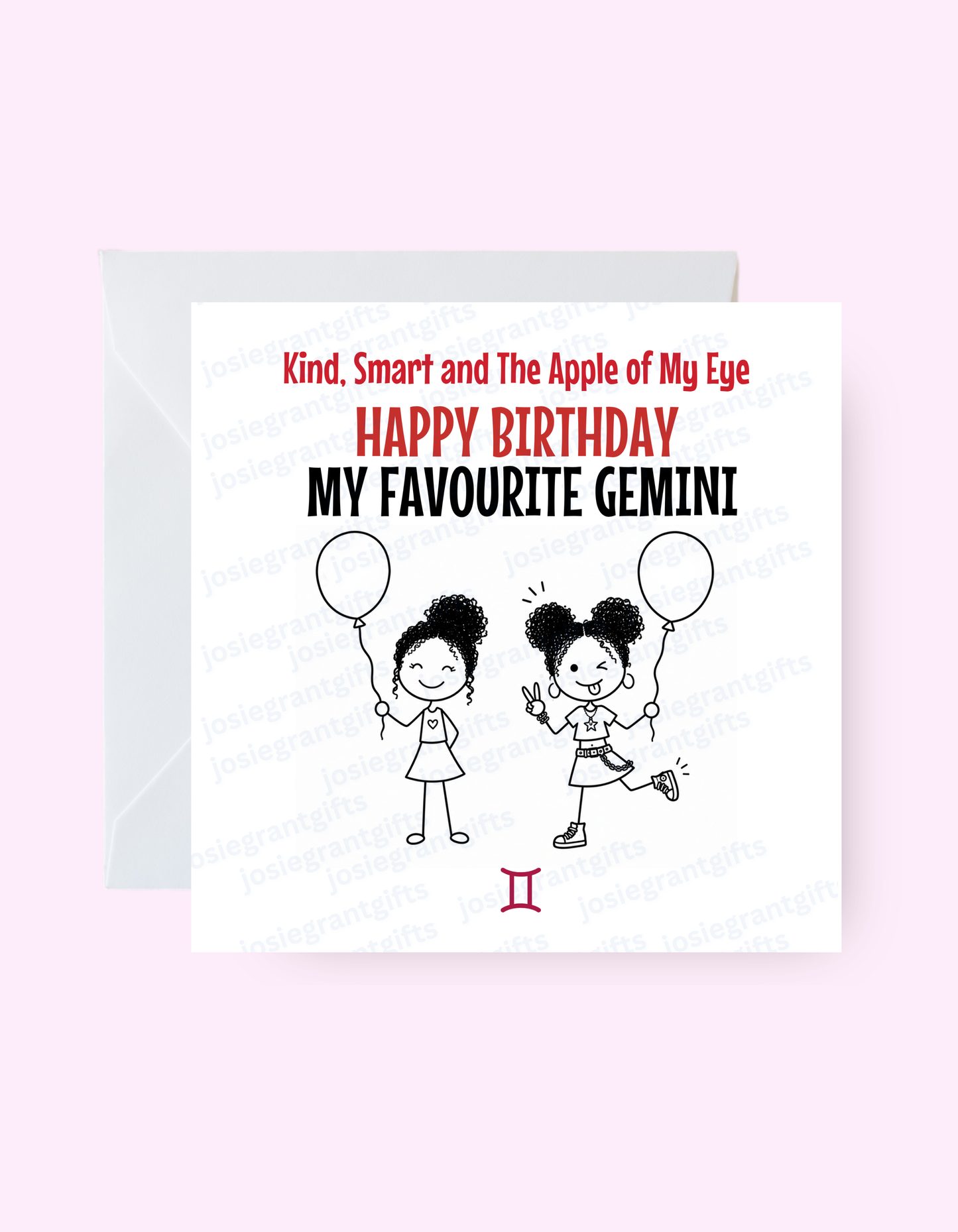 Apple Of My Eye Gemini Card