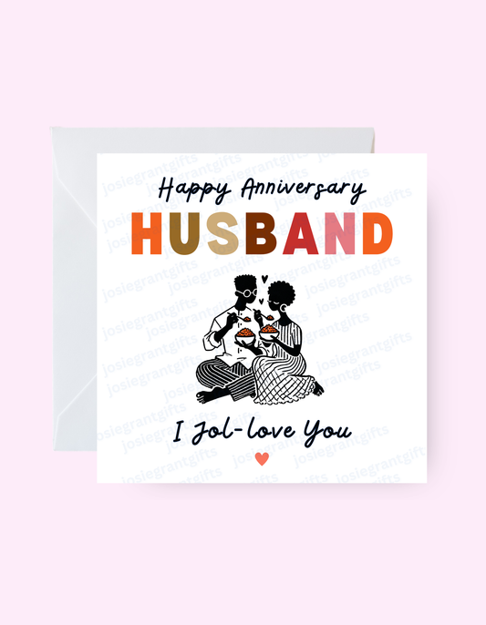 Jol-Love You Husband Card