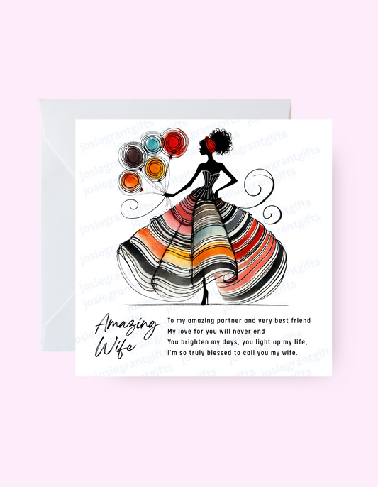 A Wife's Celebration Card