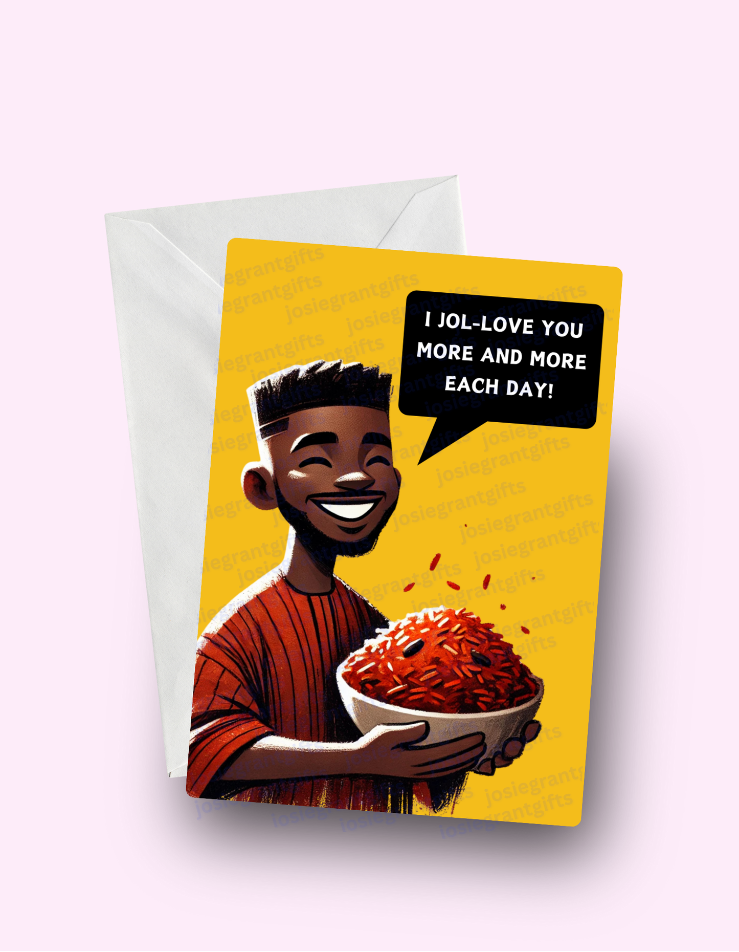 Jolove You Mens Card