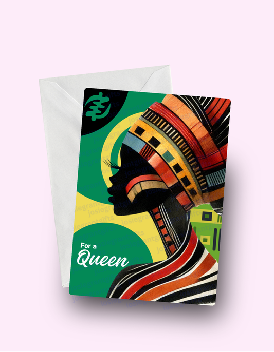 A Queen On Her Day Card