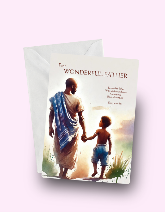 Wonderful Father Card