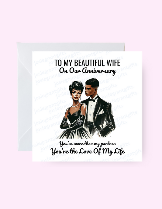 1920s Wife Anniversary Card