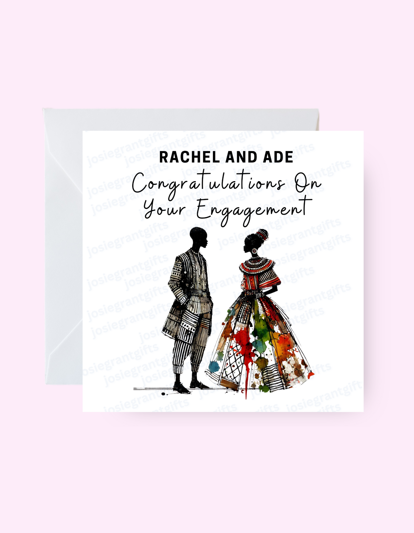 African Engagement Card