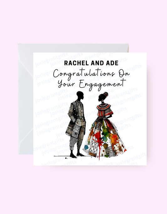 African Engagement Card