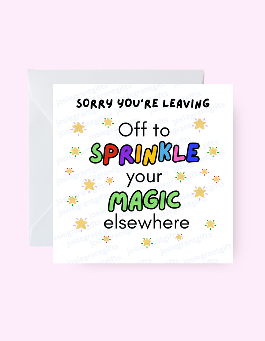 Sprinkle Magic Card